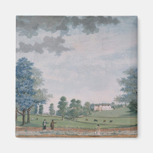 Aimant La grands Chambre et parc chez Chawton, c.1780