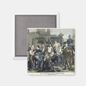 Aimant La grève des mineurs à Carmaux (Recto/Verso)