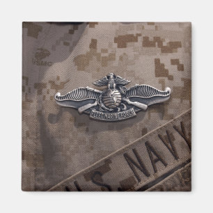 Aimant La guerre enrôlée de Corps des Marines de flotte
