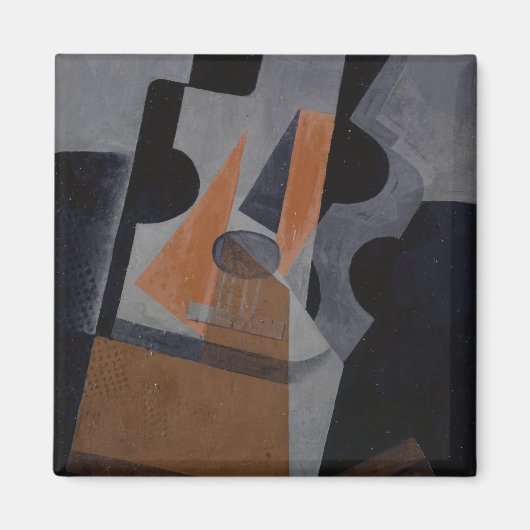 Aimant La Guitare (La vie morte avec guitare), 1916 (Devant)