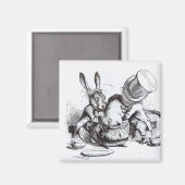 Aimant La haine des fous et le lièvre de mars (Recto/Verso)