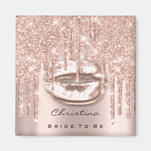 Aimant La jeune mariée à être des parties scintillante