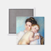 Aimant La jeune mère, Cassatt (Recto/Verso)