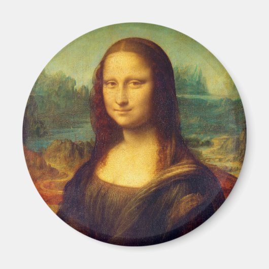 Aimant La Joconde de Léonard de Vinci (Devant)