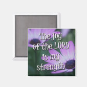 Aimant La Joie du Seigneur est ma Force (Recto/Verso)