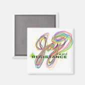 Aimant La joie est un acte de résistance (Recto/Verso)