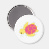 Aimant La jolie tortue de mer (Recto/Verso)