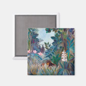 Aimant La jungle équatoriale, Rousseau (Recto/Verso)