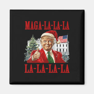 Aimant La La Donald Trump Potus 47 Swea de Noël laid