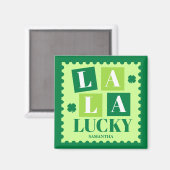 Aimant La La Lucky St. Patrick’s Day Personalized (Recto/Verso)