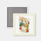Aimant La Lampe d'Aladdin (Recto/Verso)