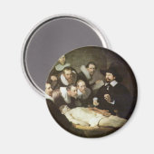 Aimant La Leçon D'Anatomie Du Dr Nicolaes Tulp. (Recto/Verso)