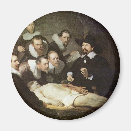 Aimant La Leçon D'Anatomie Du Dr Nicolaes Tulp. (Devant)