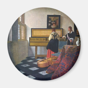 Aimant La leçon de musique de Johannes Vermeer