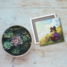 La lectrice et l'aimant de chat ennuyé