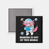 Aimant La lecture est hors de ce monde (Recto/Verso)