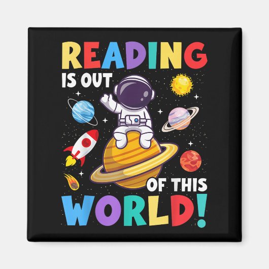 Aimant La Lecture Est Sortie De Ce Monde Espace Drôle Liv (Devant)