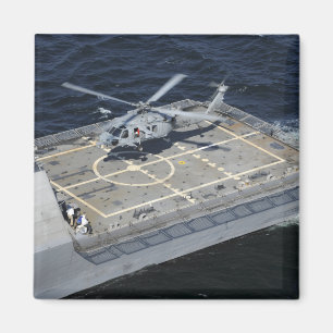 Aimant La liberté littorale d'USS de bateau de combat