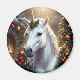 Aimant « La Licorne de Noël »