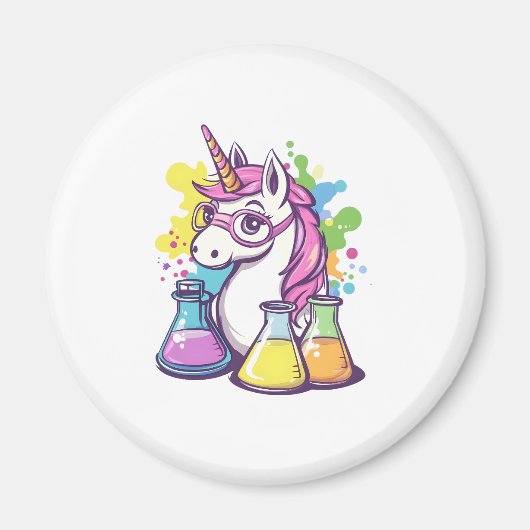 Aimant La Licorne Scientifique (1) (Devant)