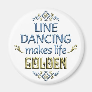 Aimant La ligne danse est d'or