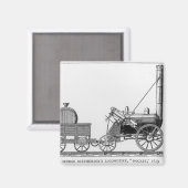 Aimant La locomotive de George Stephenson, Rocket, 1829 (Recto/Verso)