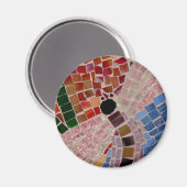Aimant La luciole de mosaïque (Recto/Verso)