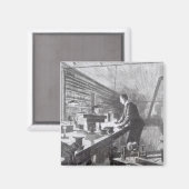 Aimant La lumière électrique (Recto/Verso)