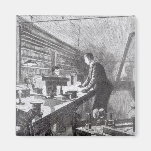 Aimant La lumière électrique (Devant)