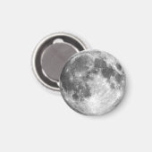 Aimant LA LUNE DE LA TERRE (système solaire) ~ (Recto/Verso)