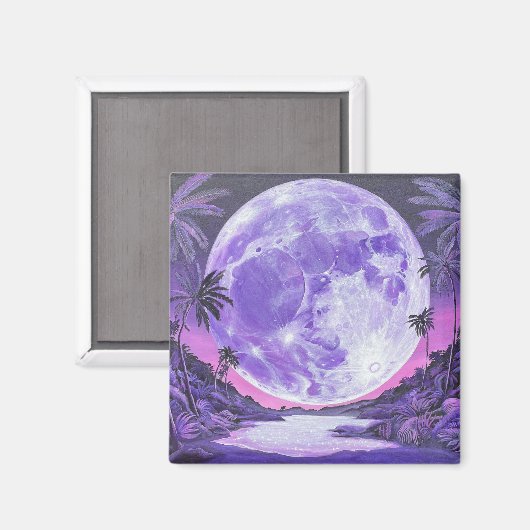 Aimant "La Lune impossible"- (Recto/Verso)