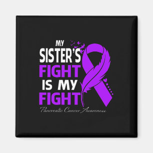 Aimant La lutte de ma femme est ma lutte contre le cancer