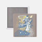 Aimant La lutte du tigre (Recto/Verso)