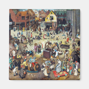Aimant La lutte entre Carnaval et Carême, Bruegel