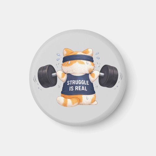 Aimant La lutte est réelle (Devant)