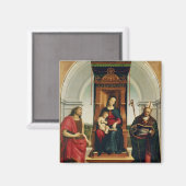 Aimant La Madone et l'Enfant (Recto/Verso)