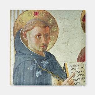 Aimant La Madonna delle Ombre, détail de Saint Dominique