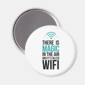 Aimant La Magie Dans L'Air Appelée Wi-Fi (Recto/Verso)