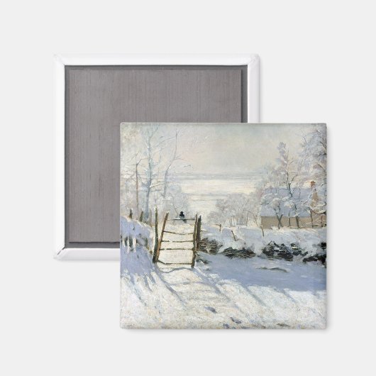 Aimant La Magpie, Monet (Recto/Verso)