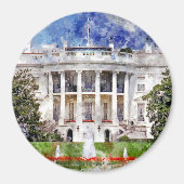 Aimant La Maison Blanche à Washington DC – Façade Sud (Devant)