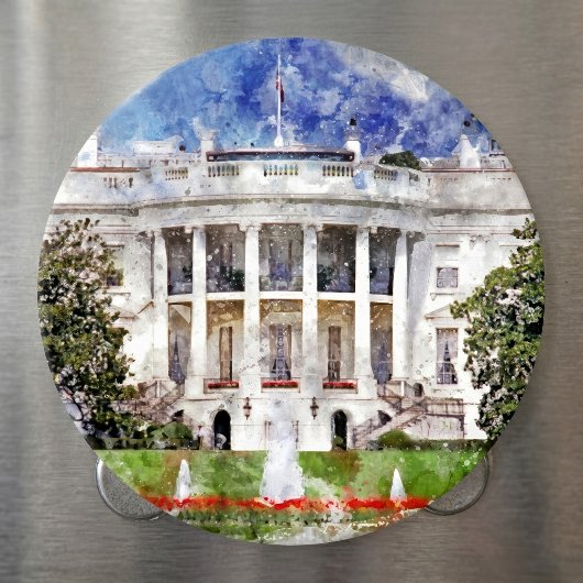 Aimant La Maison Blanche à Washington DC – Façade Sud