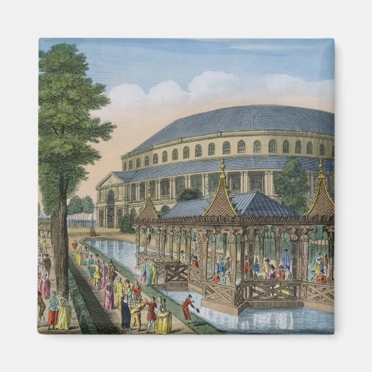 Aimant La Maison chinoise, la Rotonde et la Société en (Devant)