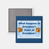 Aimant La maison de grand-mère (Recto/Verso)