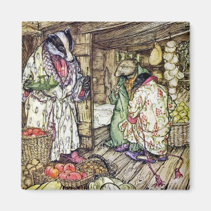 Aimant « La maison du blaireau » par Arthur Rackham