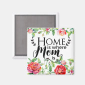 Aimant La maison où maman est (Recto/Verso)