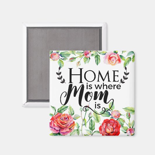 Aimant La maison où maman est (Recto/Verso)