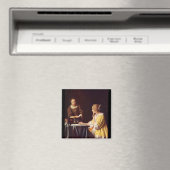 Aimant La maîtresse de maison par Johannes Vermeer (In Situ (Lave-vaisselle))