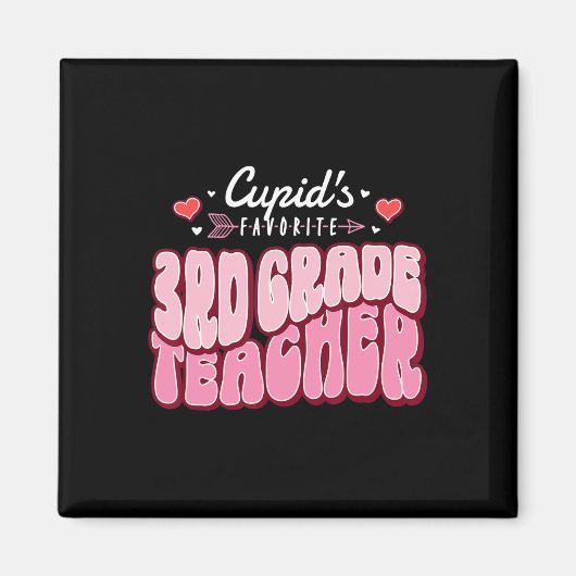 Aimant La maîtresse préférée de Cupidon en CE2 pour la Sa (Devant)