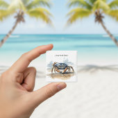 Aimant la marche du crabe sur la plage, personnalisable