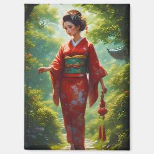 Aimant La marche du Kimono